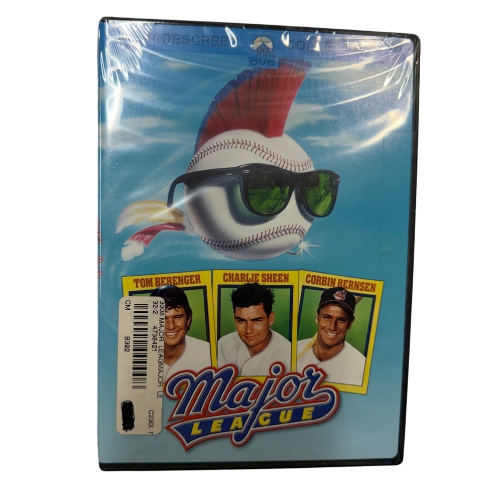 Major League DVD Widescreen Collection 1989 Baseball Comedy Charlie Sheen New